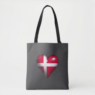 My Heart for Denmark Tote Bag