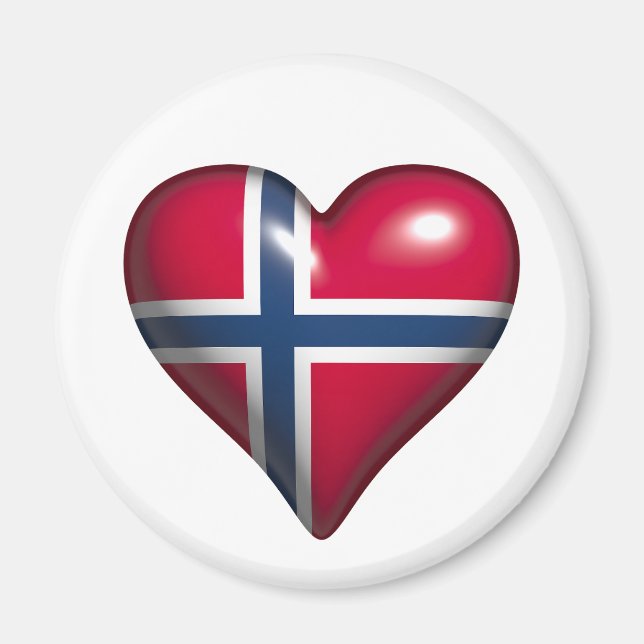 My Heart for Norway Magnet (Front)