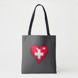 My Heart for Switzerland Tote Bag