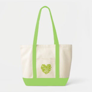 My Heart Goes Green Bag