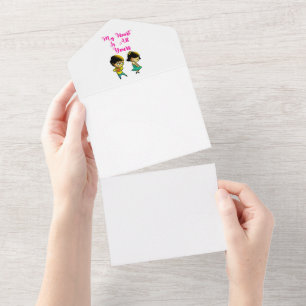 My Heart Is All Yours Bestie Valentine Girlfriend In One Invitation