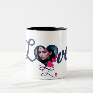 My heart is, and always will be, yours. Two-Tone coffee mug