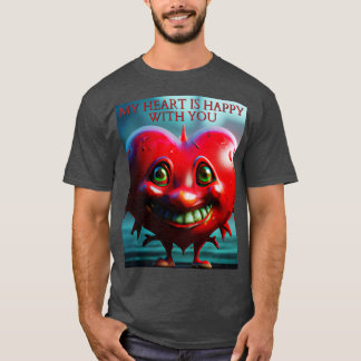 my heart is happy with you T-Shirt