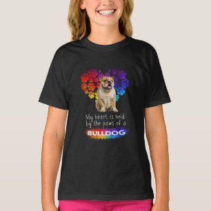 My Heart Is Held By The Paws Of A Bulldog T-Shirt