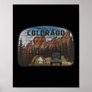 My Heart Is In Colorado Rocky Mountains Skiing Cam Poster