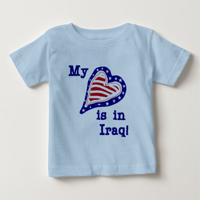 My Heart is in Iraq Tshirts and Gifts (Front)