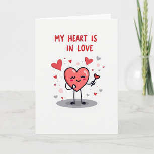 My Heart Is In Love Card