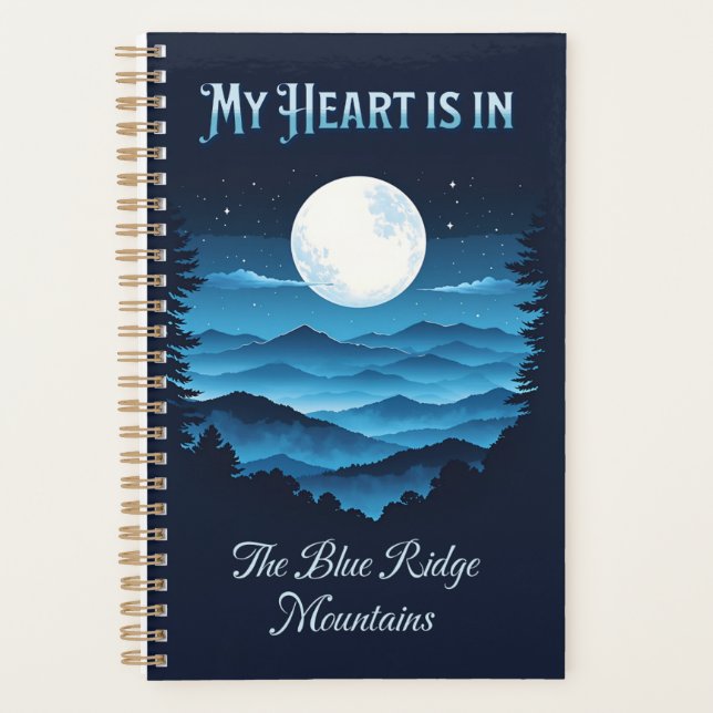 My Heart is in the Blue Ridge Mountains - Planner (Front)