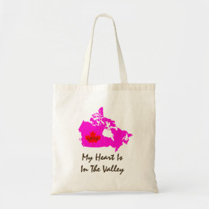 My heart is in the valley Nova Scotia Tote Bag