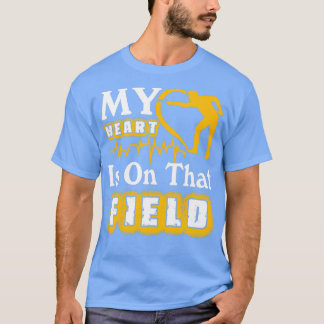 My Heart Is On That Field Pool Billiards Lovers T-Shirt