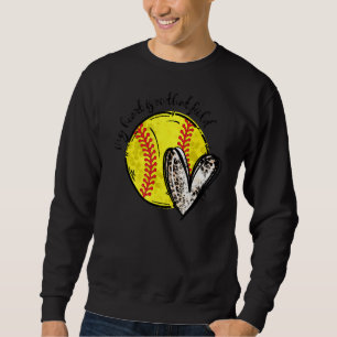My Heart Is On That Field Softball Mother's Day So Sweatshirt