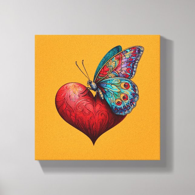 My Heart Is Yours Canvas Print (Front)