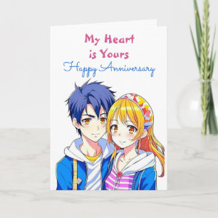 My Heart is Yours   Happy Anniversary Card