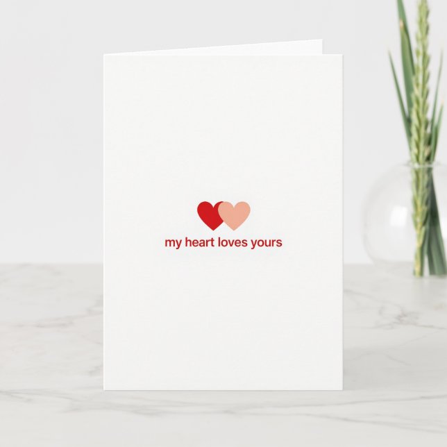 My Heart Loves You Card (Front)