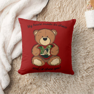 My heart made its choice, cushion