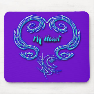 My Heart Mousepad (purple)