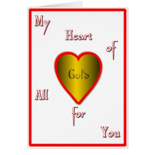 My heart of Gold (Front)
