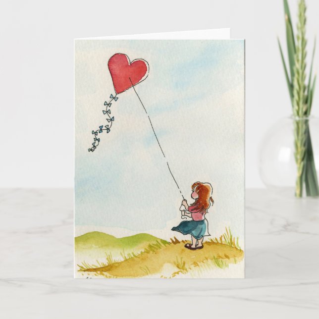My Heart on a String Card (Front)
