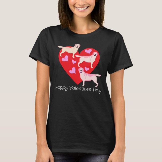 My Heart Overflows For My Dog Labrador T-Shirt (Front)