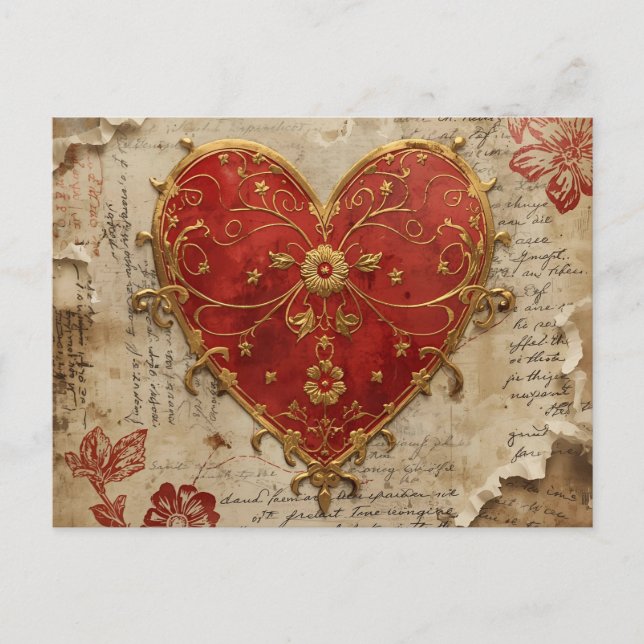 My Heart  Postcard (Front)