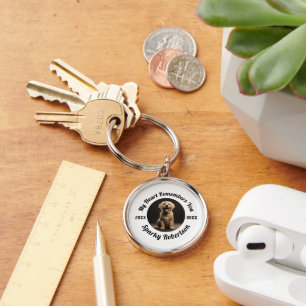 My Heart Remembers You Pet Memorial Key Ring