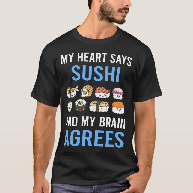 My Heart Sushi Making T-Shirt (Front)
