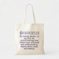 My Heart Which Is So Full - Music Quote