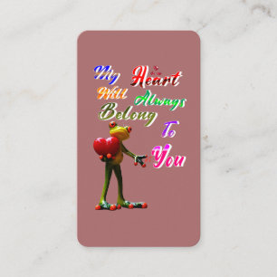 My Heart Will Always Belong To You Discount Card