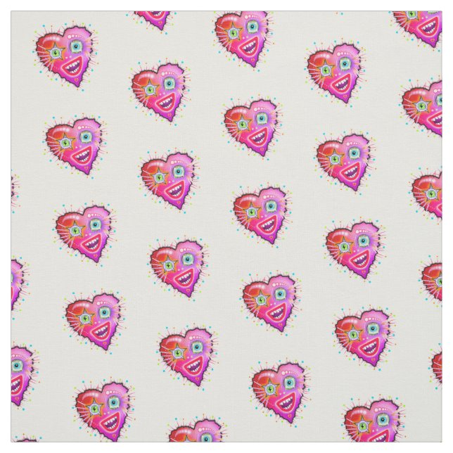 MY HEART WILL GLOW ON FABRIC (Swatch)