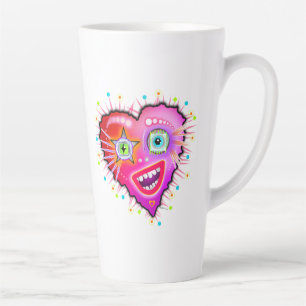 MY HEART WILL GLOW ON Latte Mug