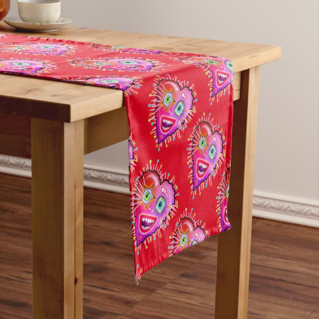 MY HEART WILL GLOW ON MEDIUM TABLE RUNNER (In Situ)