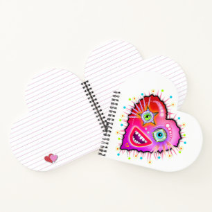 MY HEART WILL GLOW ON NOTEBOOK