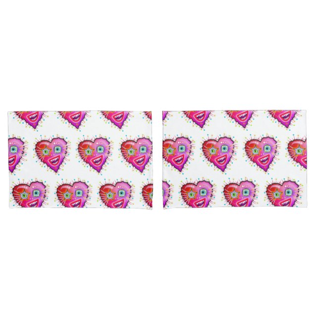 MY HEART WILL GLOW ON PILLOWCASE (Front-Set)