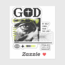 My help comes from the Lord Psalm 121:2 retrowave
