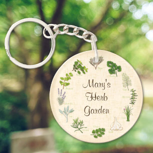 My Herb Garden Key Ring