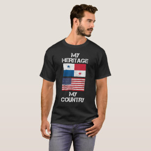 My Heritage My Country Panamanian American T-Shirt