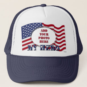 My Hero - Add Your Photo` Trucker Hat