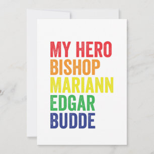 My Hero Bishop Mariann Edgar Budde Trans LGBT Invitation