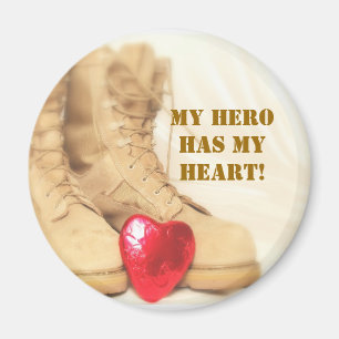 my hero has my heart magnet