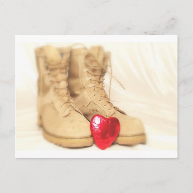 my hero has my heart postcard (Front)