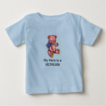 My hero is a VETERAN BABY T-Shirt