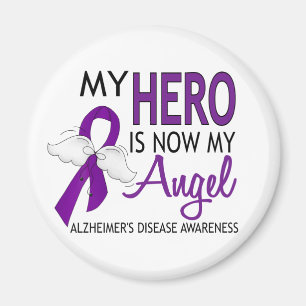 My Hero Is My Angel Alzheimer's Disease Magnet