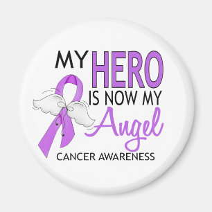 My Hero Is My Angel Cancer Magnet