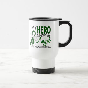 My Hero Is My Angel Liver Disease Travel Mug