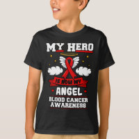 My Hero Is Now My Angel Blood Cancer Red Clouds Li