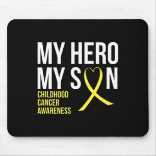 My Hero My Son Childhood Cancer Awareness Tee Mouse Pad