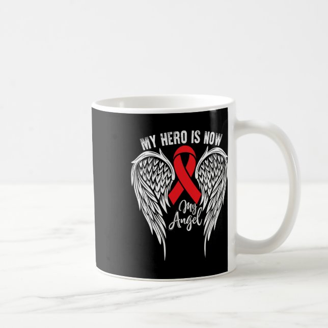 My Hero- Sickle Cell Anaemia Awareness Supporter R Coffee Mug (Right)