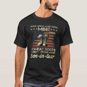 My Hero Wears Combat Boots Army Son-In-Law T-Shirt