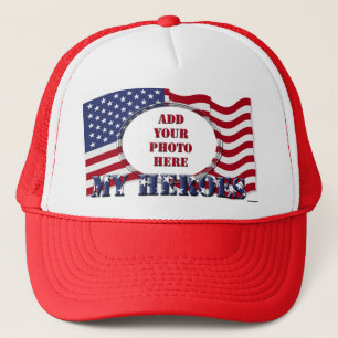 My Heroes - Add Your Photo` Trucker Hat