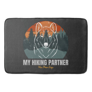 My Hiking Partner Has Four Legs Bath Mat